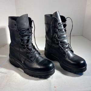 Bates Mens 9 Steel Toe Black Boots